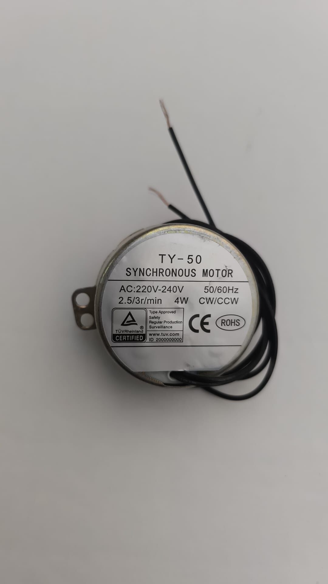 TY50A Vantilatör Salınım Motoru 4W Senkron Motor