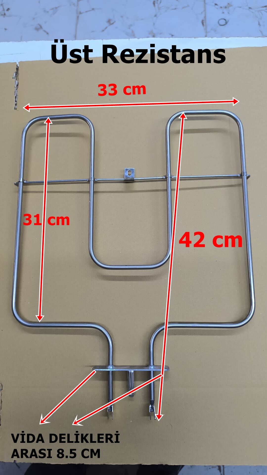 Alpina Uyumlu Ankastre Fırın Üst Rezistansı 1000 Watt – MFA 604