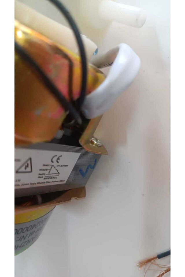 45 watt vantilatör motoru mil ve kablo detayı