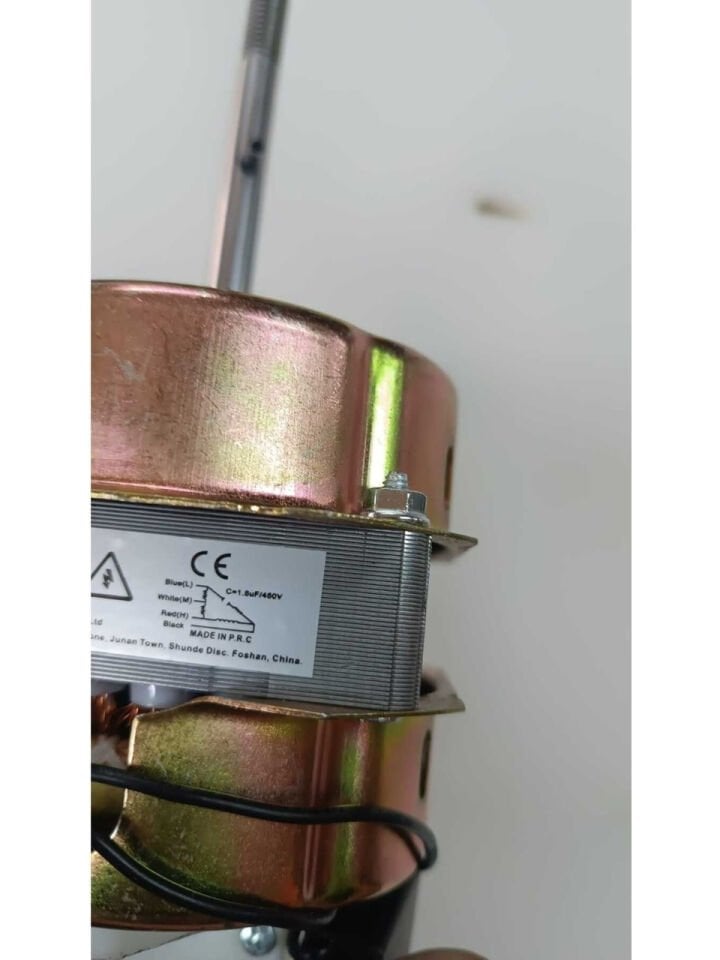 ALT: 4 kablo çıkışlı 50 watt vantilatör motoru