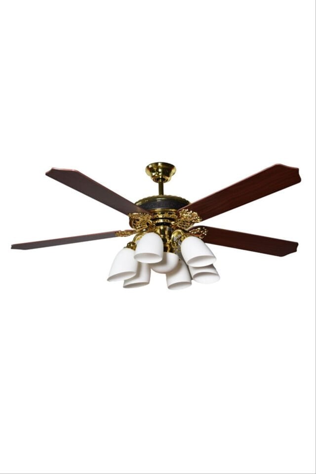 Asnorm Pihu avizeli tavan vantilatörü 142 cm siyah 5 kanatlı model