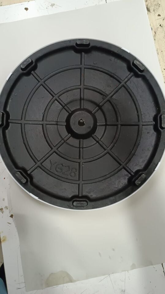 Vantilatör Tabanı 1650 GR. + Dekoratif Kılıf  Siyah Renk