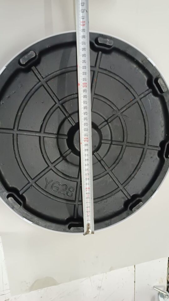 Vantilatör Tabanı 1650 GR. + Dekoratif Kılıf  Siyah Renk