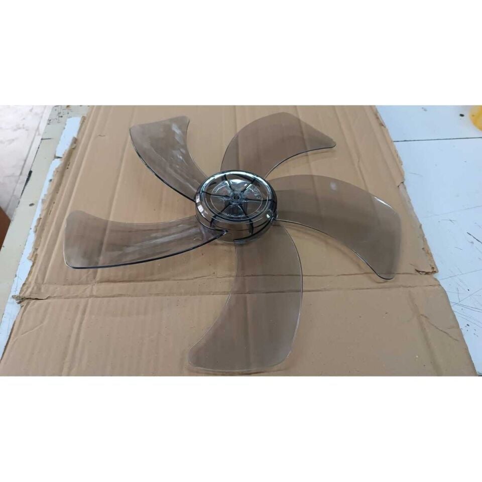 16 İnç Vantilatör Pervanesi 40 cm 8 mm Göbek 5 Kanat