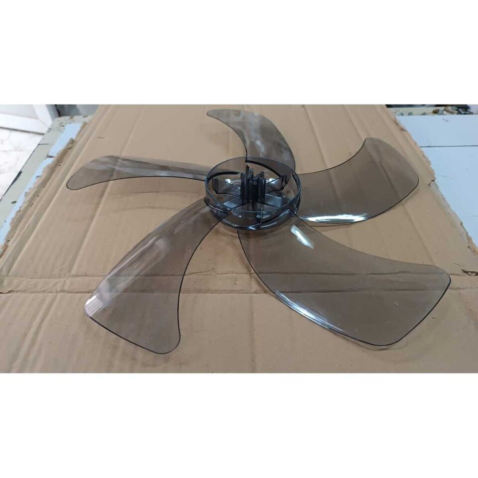 16 İnç Vantilatör Pervanesi 40 cm 8 mm Göbek 5 Kanat