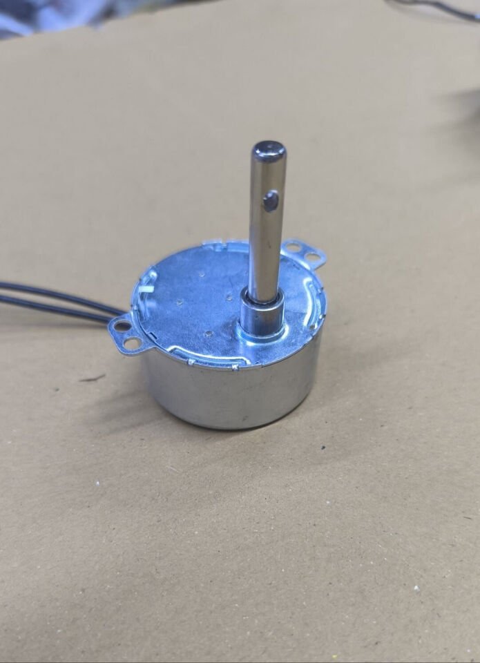 TY-50A Senkron Motor - 220V 4W Vantilatör Salınım Motoru (Uzun Mil)